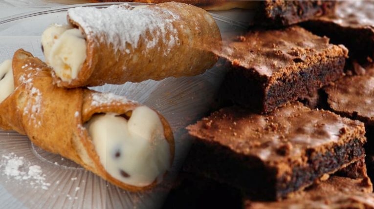 cannoli & brownie